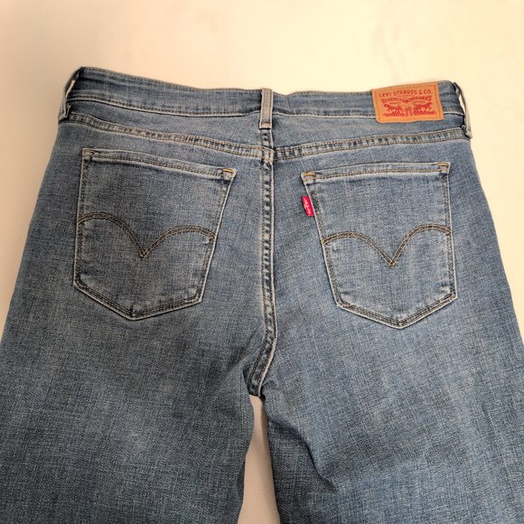 Levi's 711 Skinny Jeans - Women's Size 30 Light Blue - Picture 7 of 10
